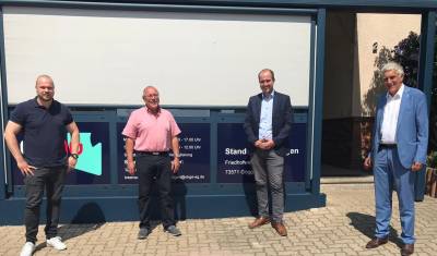 Besuch beim Omnibusunternehmen OK.go gemeinsam mit Gggingens Brgermeister Walter Weber