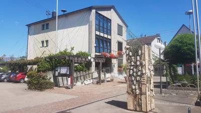Besuch im Rathaus Mgglingen bei Brgermeister Adrian Schlenker