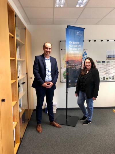 Bei der WiRo Ostwrttemberg mit Geschftsfhrerin Nadine Kaiser