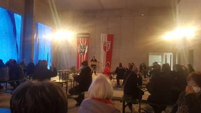 Richtfest fr das neue Rettungszentrum in Abtsgmnd